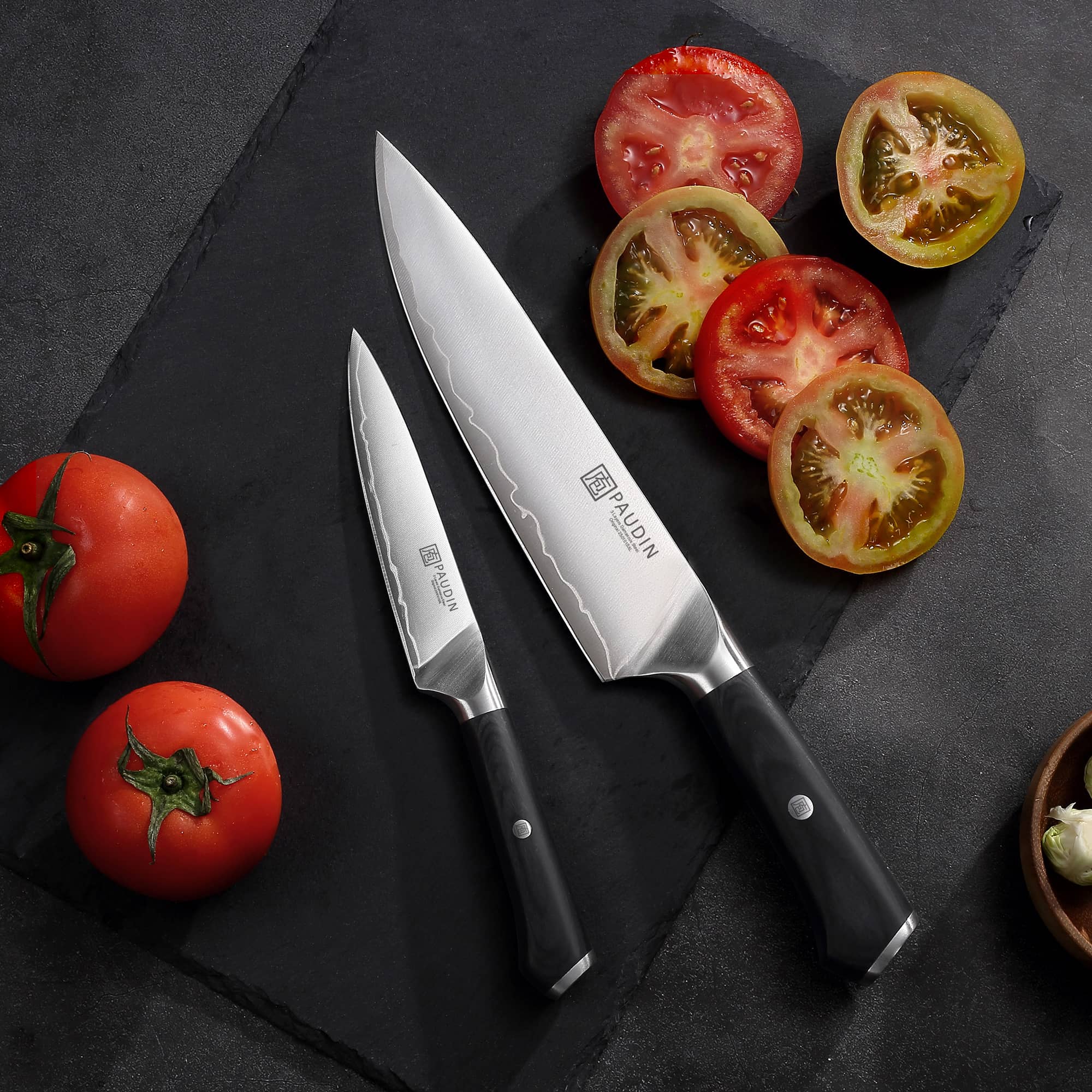 PAUDIN Artemis 2-PC Damascus Knife Set