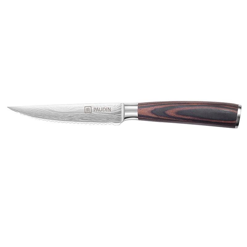 6 - PC, Ultra Sharp 4.5" Steak Knife Set - Paudin Store
