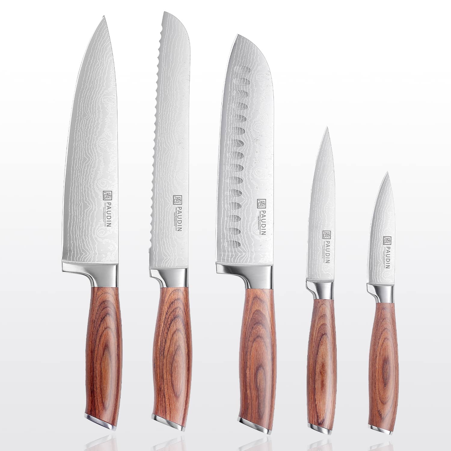 PICKWILL 5-Piece Chef Knife Set