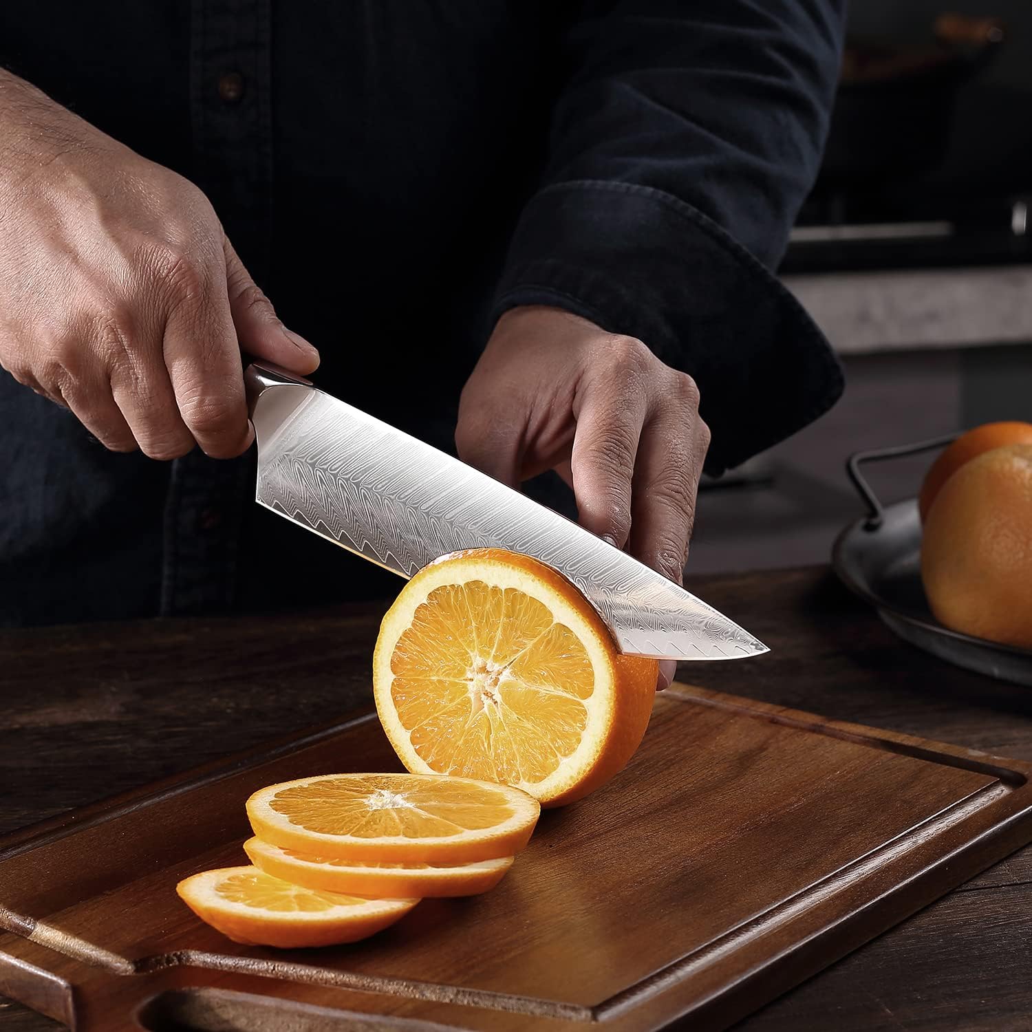 PAUDIN Plume Luxe Series | 8-Inch 67-Layer VG10 Damascus Chef’s Knife