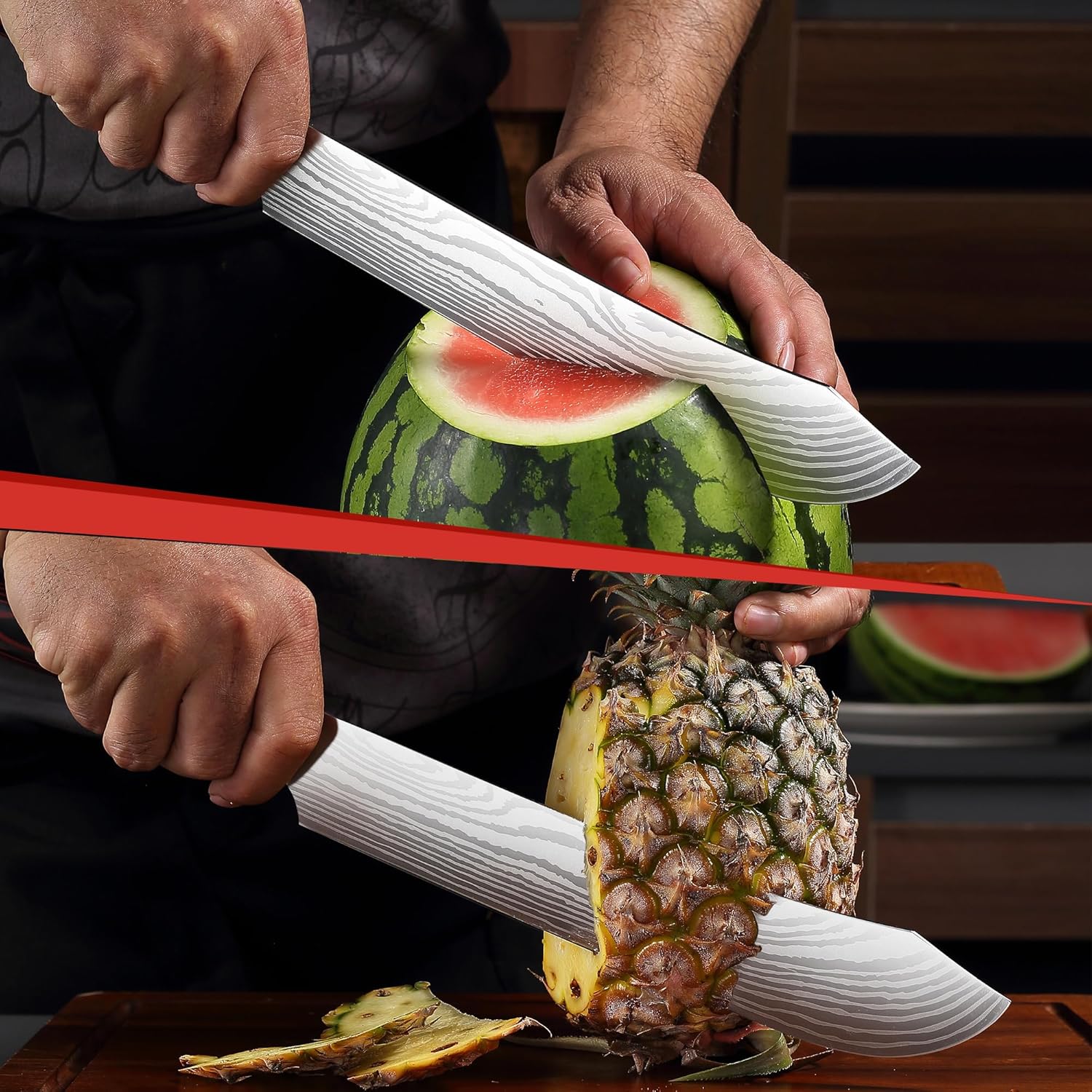 PAUDIN 10″ Bullnose Brisket Knife – Forged German Steel, Ultra Sharp Butcher Knife for BBQ & Meat Slicing - Paudin Store