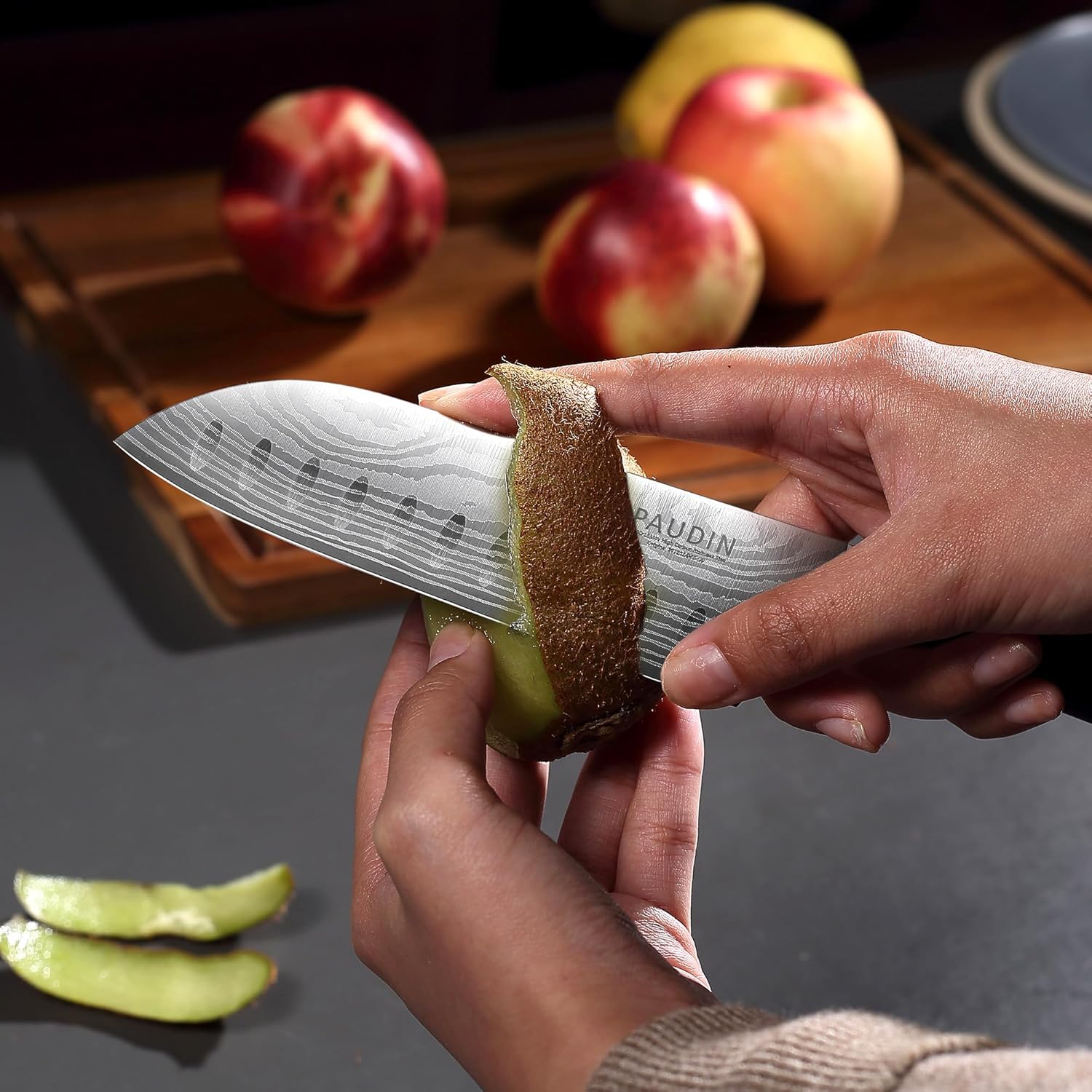 PAUDIN 5” Santoku Knife - Japanese Chef Knife, Ultra Sharp Kitchen Blade - Paudin Store
