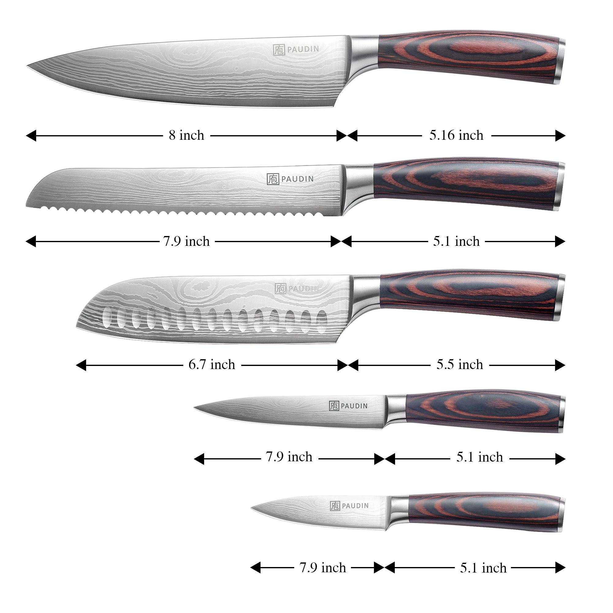 PAUDIN NS5 Universal Classic 5 - PC Knife Set - Paudin Store