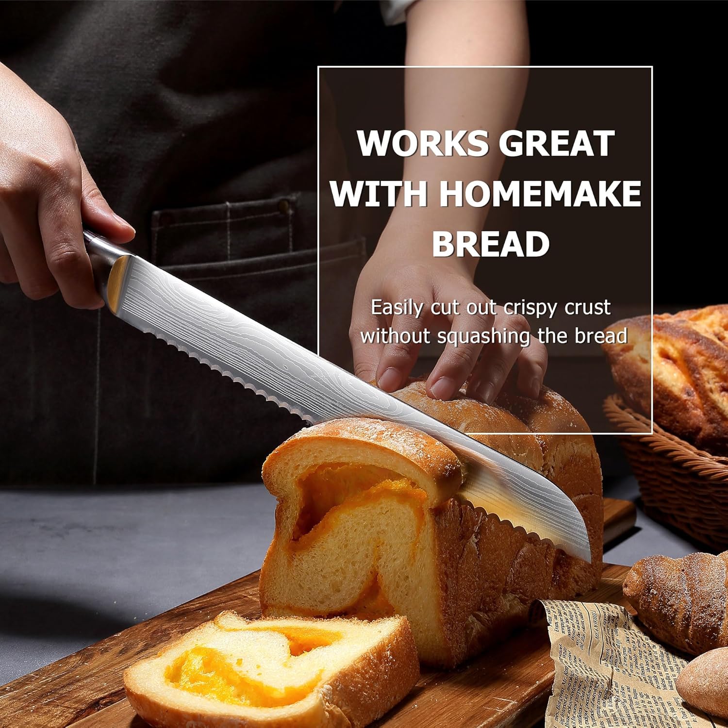 PAUDIN UNIVERSAL CLASSIC 10 inch Bread Knife - Paudin Store