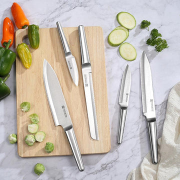 Refresh 5 - PC Black Chef's Knife Set - Paudin Store